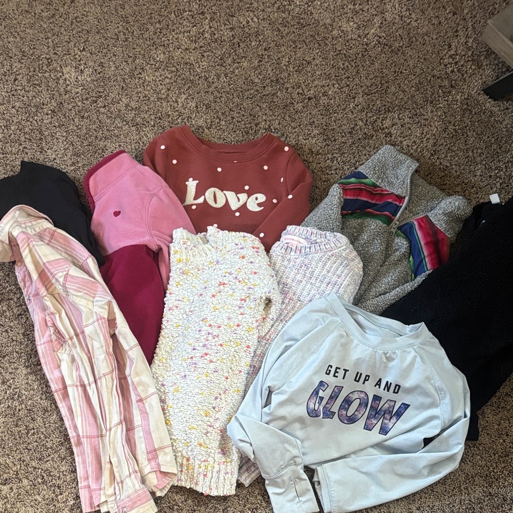 Colorful Sweater and Shirt Collection